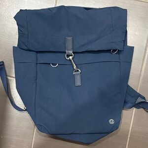 lululemon athletica Navy Blue Roll-Top Backpack